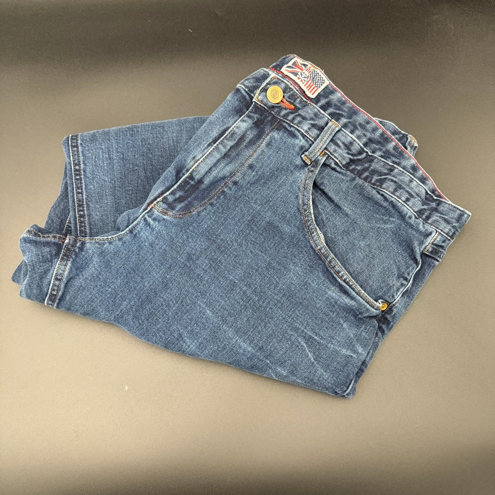 Psycho Bunny Blue Straight Men Jeans